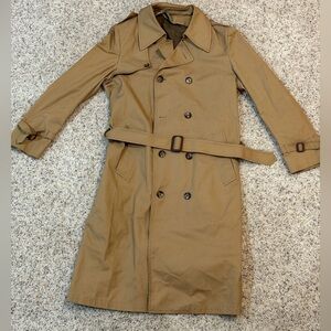 London Fog Men's Classic Brown Trench Coat